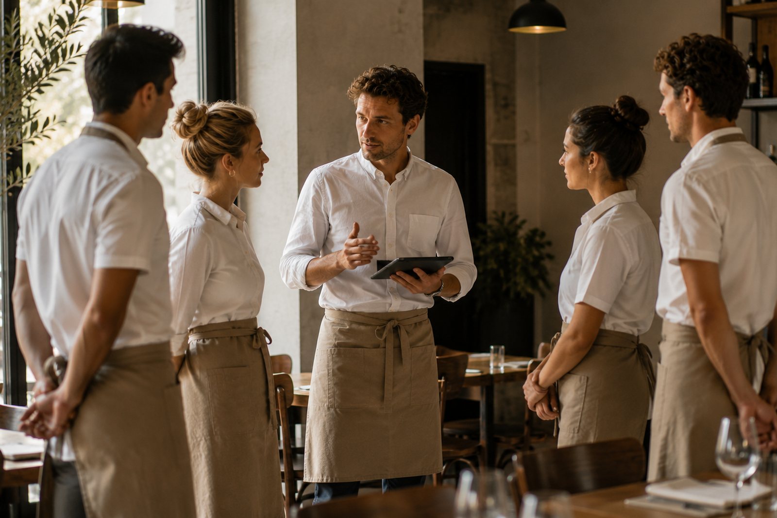 Restaurant Training team briefing preview